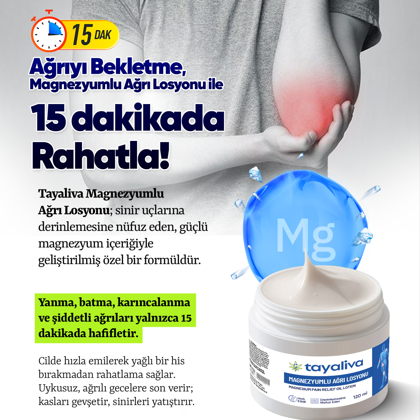 Tayaliva Mucize Ağrı Losyonu 120ml