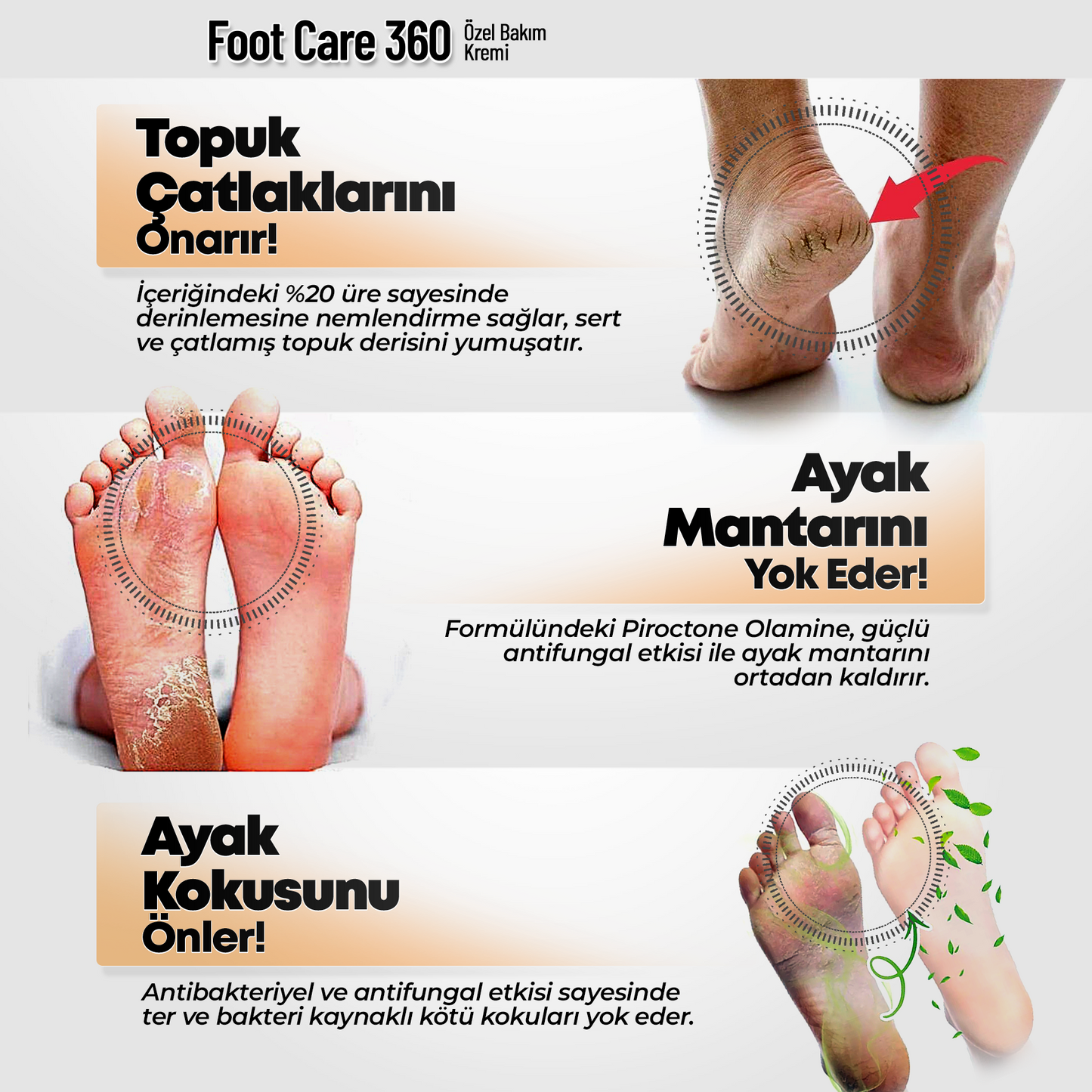 Foot Care 360- Ayak Bakım Kremi 120ml