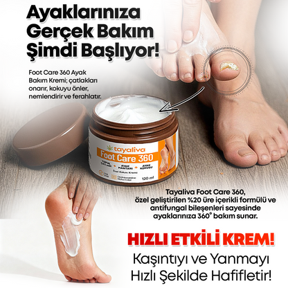 Foot Care 360- Ayak Bakım Kremi 120ml